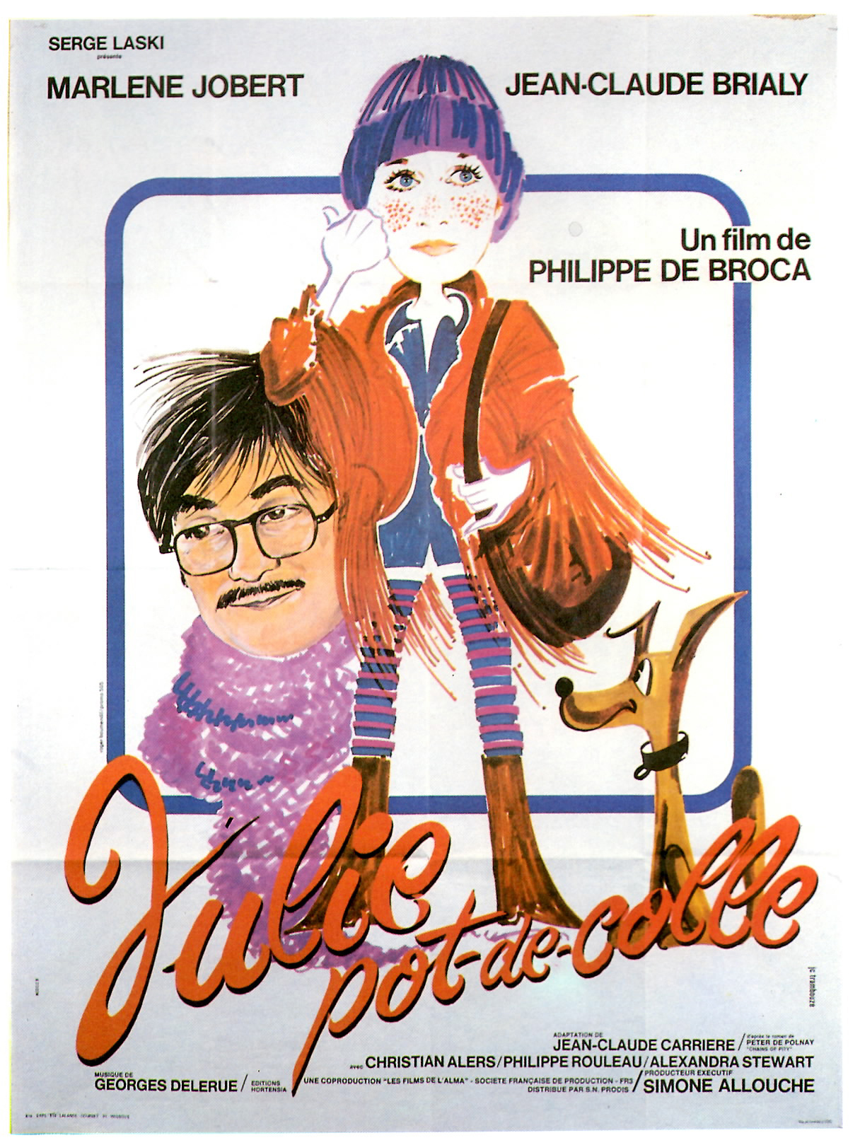 Affiche : Julie pot de colle