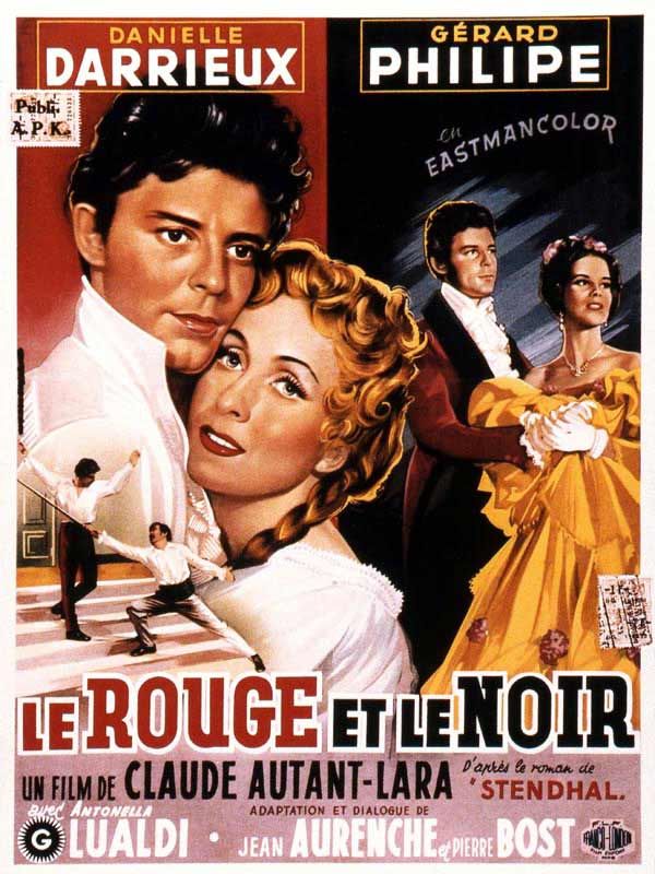 Affiche : Le Rouge et le noir