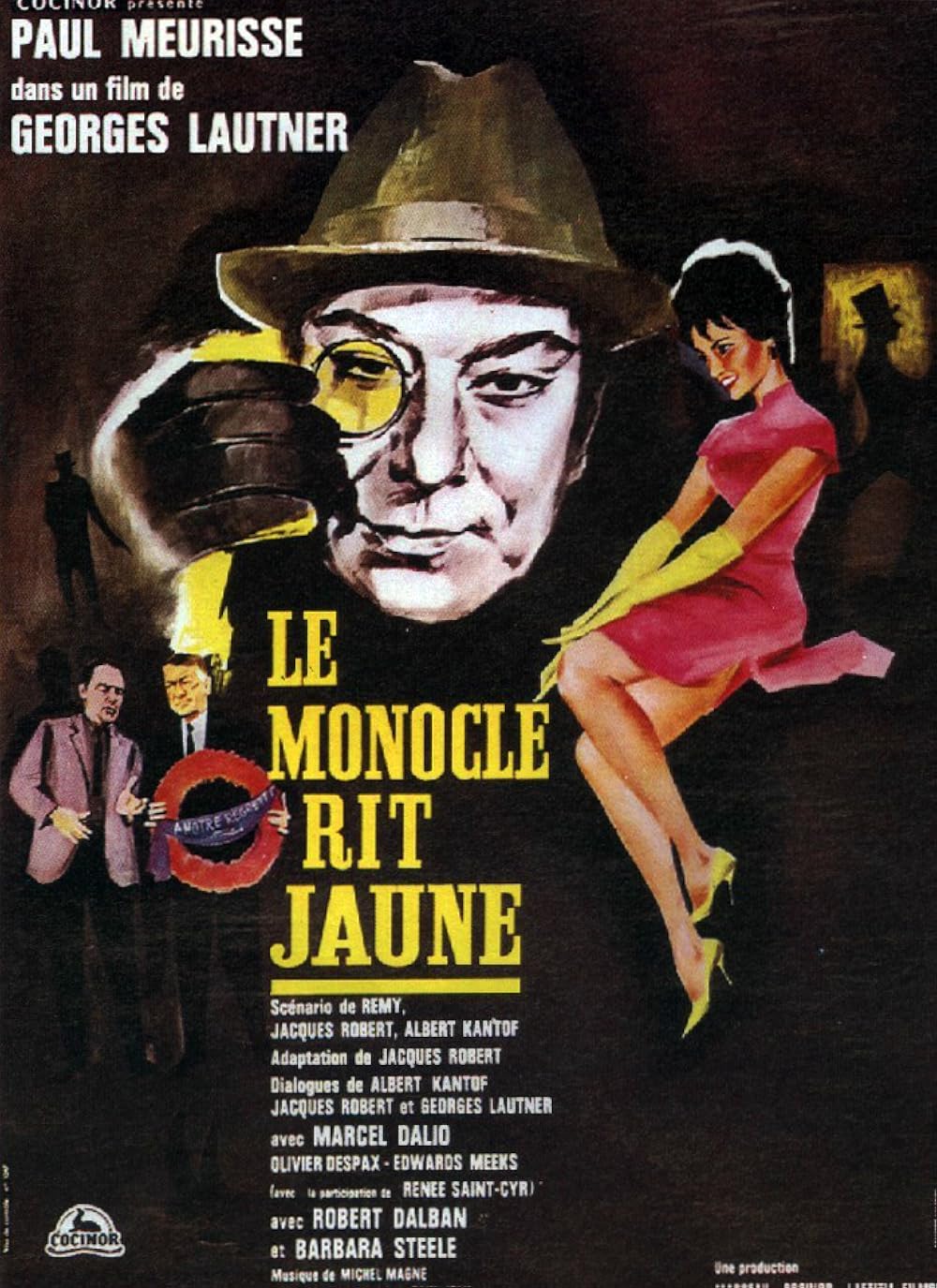Affiche : Le Monocle rit jaune