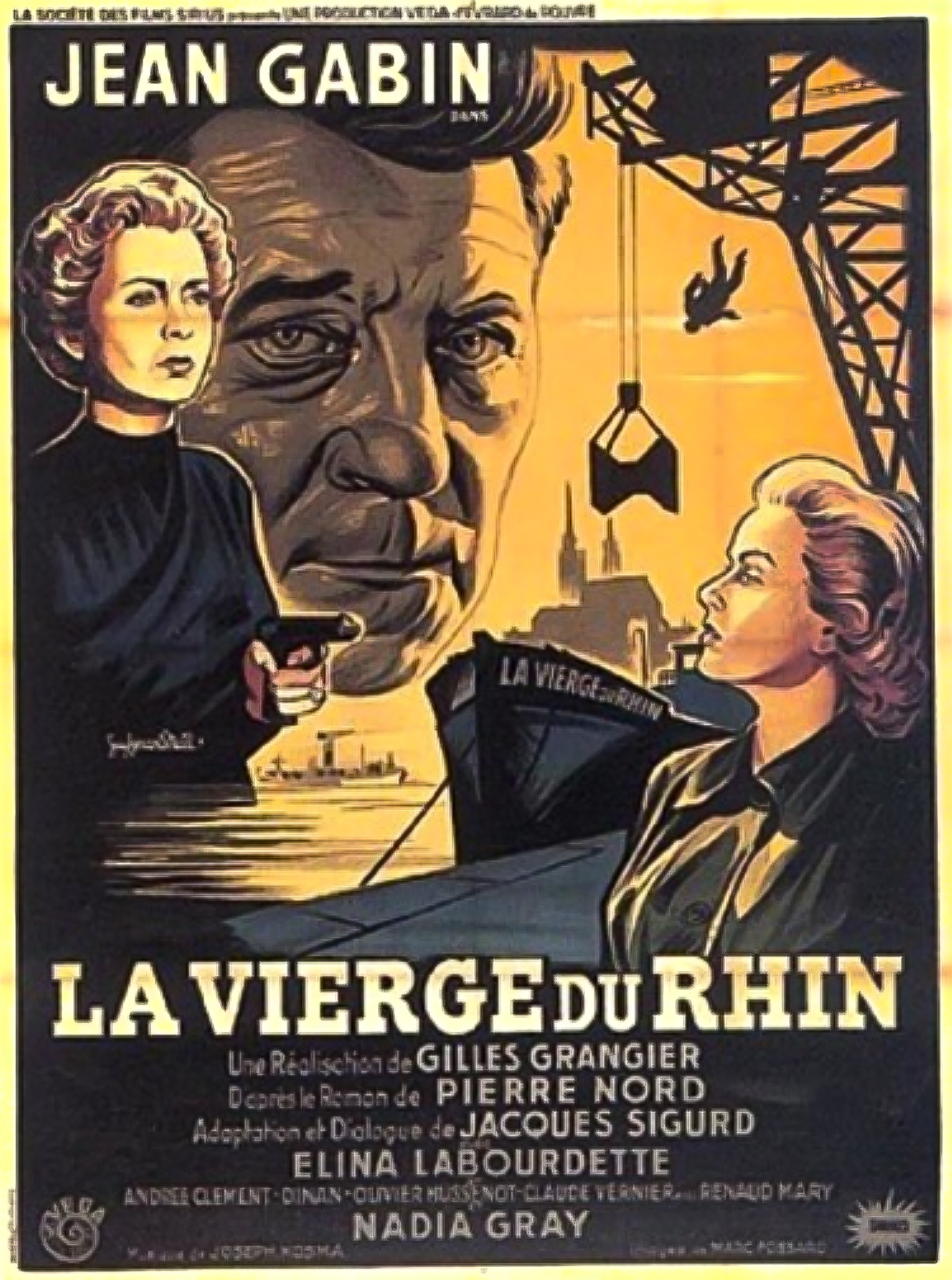 Affiche : La Vierge du Rhin